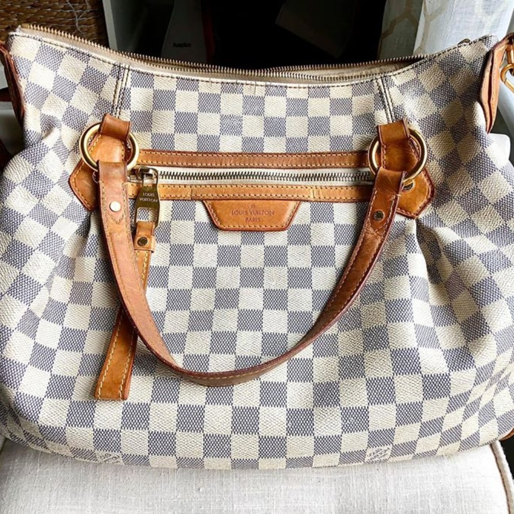 Authentic Louis Vuitton Evora Damier Azur